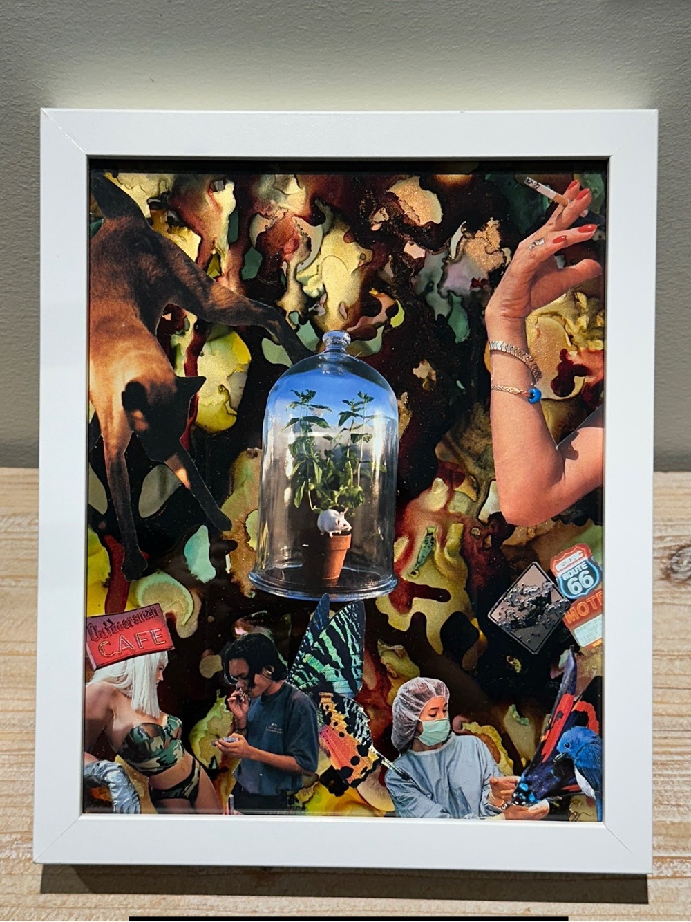 Original Mixed Media Collage Wall Art